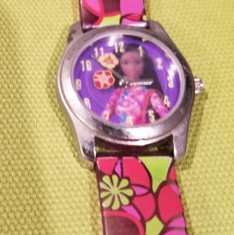 Barbie Retro Watch w/ African American Face